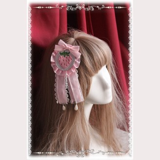 Infanta "Strawberry Little Chef" Lolita Hairclip / Brooch (1)